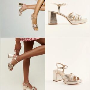 Maize platform sandal from Reformation.